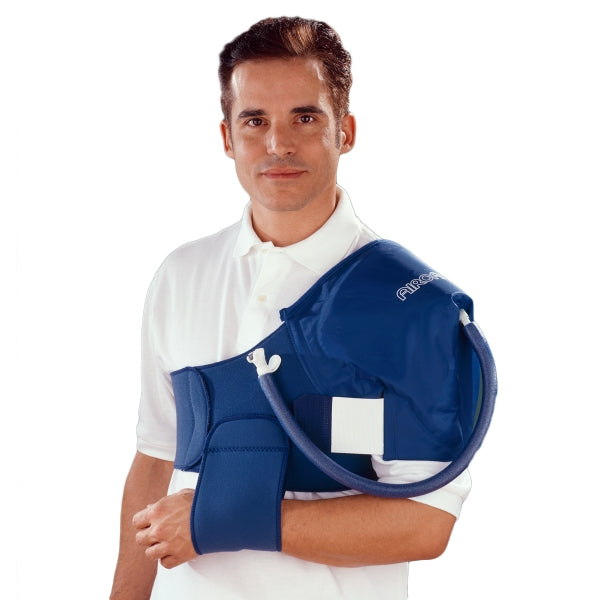 Aircast Shoulder Cryo/Cuff – Cold Compression Therapy Wrap for Shoulder Pain Relief, Swelling Reduction, and Injury Recovery