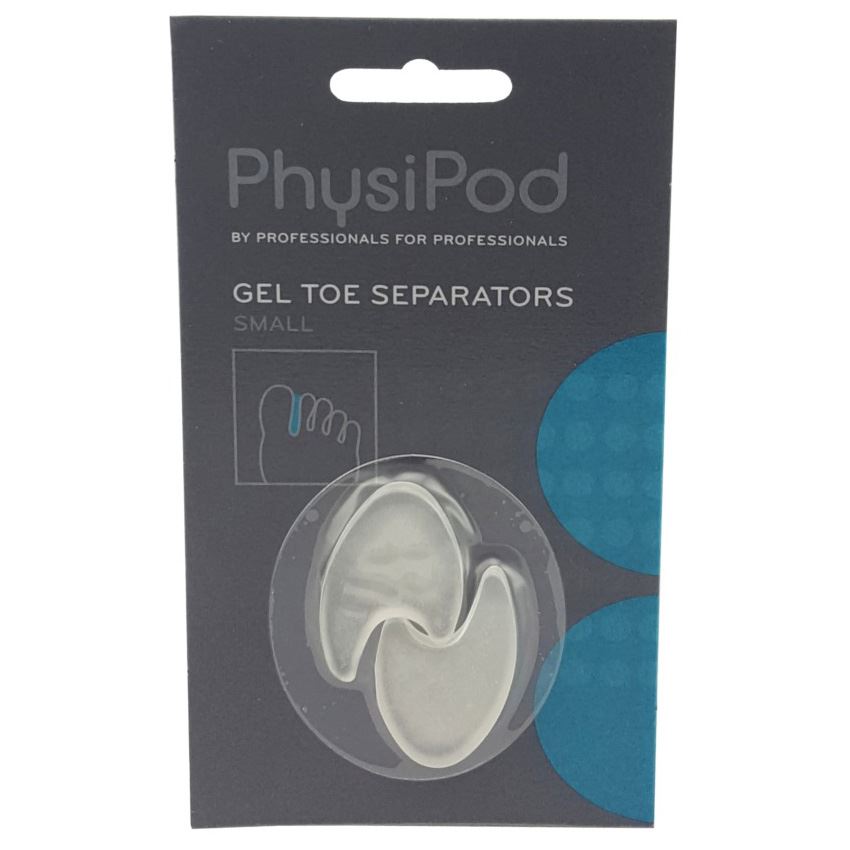 PhysiPod Gel Toe Separators – Relieve Pressure & Friction from Clawed or Hammered Toes