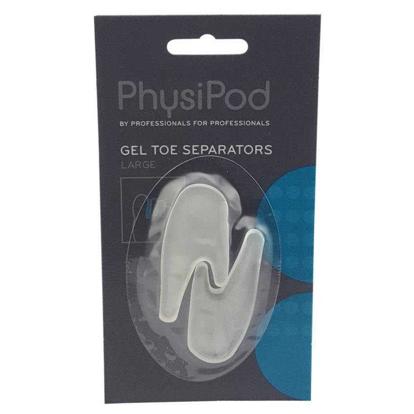 PhysiPod Gel Toe Separators – Relieve Pressure & Friction from Clawed or Hammered Toes