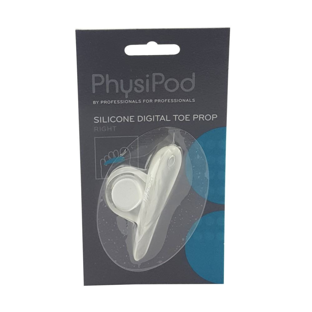 PhysiPod Silicone Digital Toe Prop – Toe Lift Support for Clawed & Hammered Toes