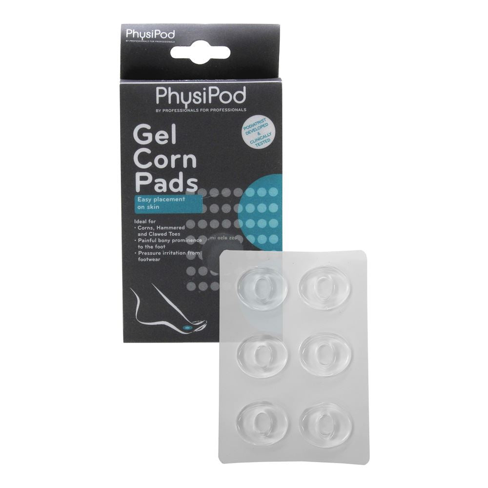 PhysiPod Gel Corn Pads – Targeted Cushioning for Toe Corns & Pressure Relief