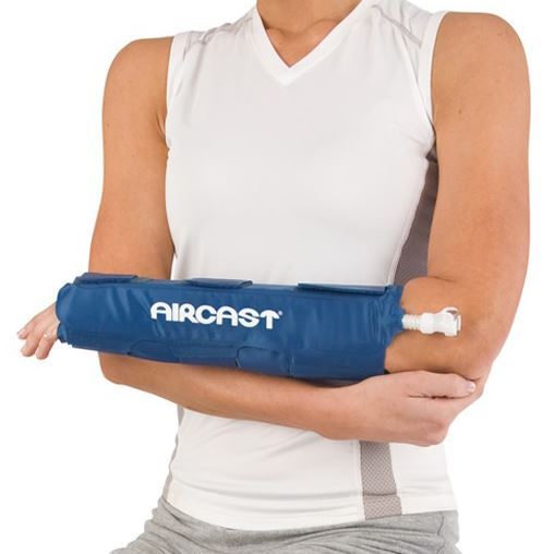 Aircast Hand/Wrist Cryo/Cuff with Cryo/Cuff Cooler – Complete Cold Compression Therapy System for Hand and Wrist Injury Recovery and Pain Relief