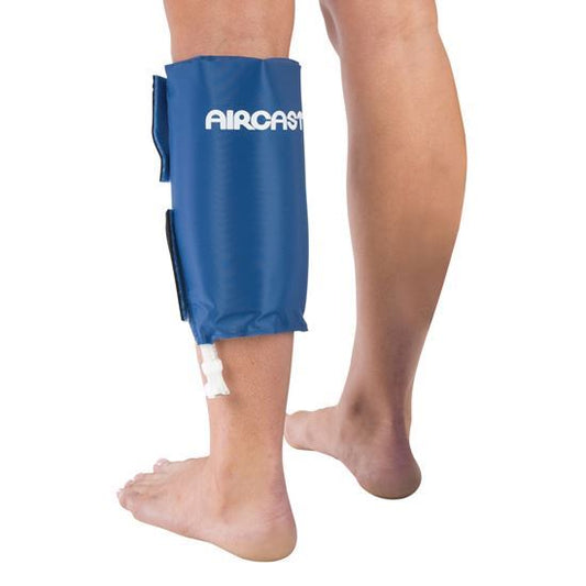 Aircast Calf Cryo/Cuff with Cryo/Cuff Cooler – Complete Cold Compression Therapy System for Calf Injury Recovery and Pain Relief