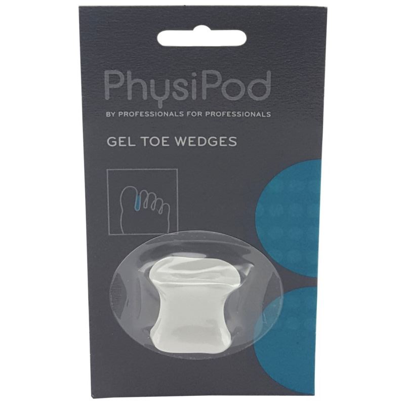 PhysiPod Gel Toe Wedge – Realigns 1st & 2nd Toes, Relieves Bunion & Interdigital Pressure