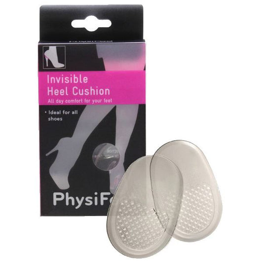 PhysiFeet Invisible Heel Cushions – Gel Pads for High Heel Comfort & Heel Pain Relief